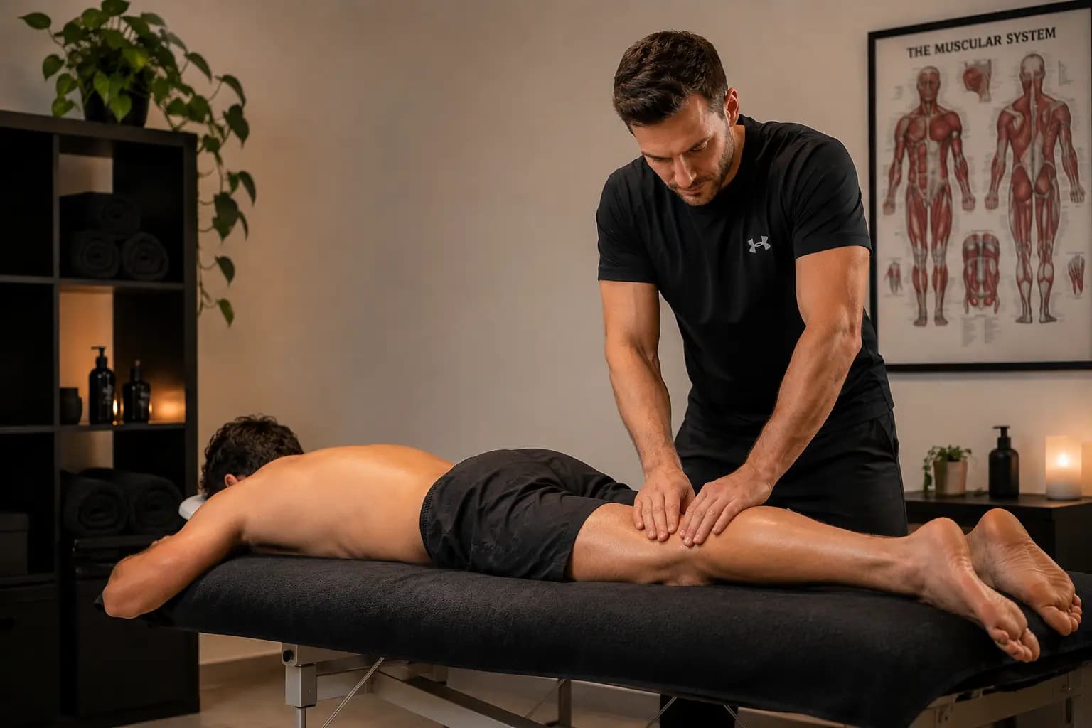 sportmassage en effect op spierherstel met fysio